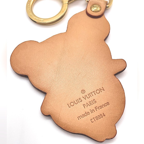 Louis Vuitton Takashi Murikami Leather Bear Bag Charm Key Ring - Picture 3 of 9